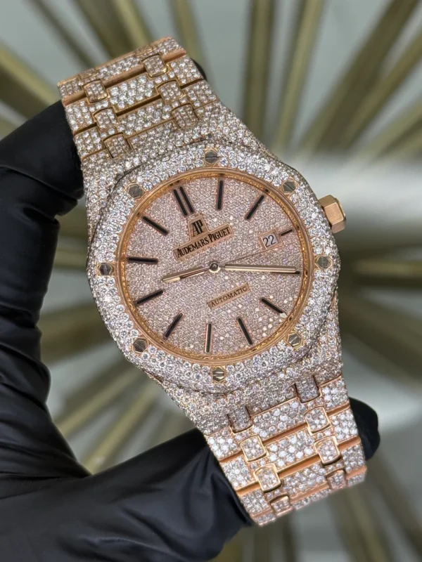 Audemars Piguet Royal Oak Iceout Dial on Iceout 15400OR 2013 Papers