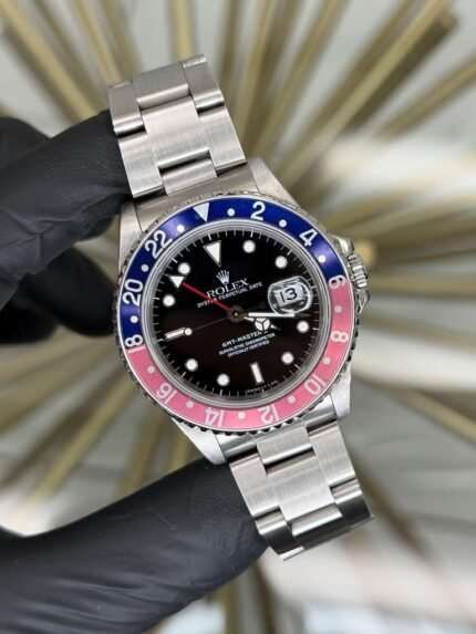 Rolex GMT-Master II Black Dial on Oyster 16710
