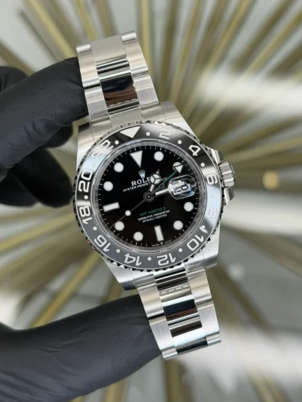 Rolex GMT-Master II Bruce Wayne Black Dial on Oyster 126710GRNR 2025 Complete