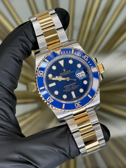 Rolex Submariner Blue Dial on Oyster 116613LB 2019 Complete