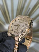 Rolex Day-Date 36 Pave Dial on President 118238 - Image 4