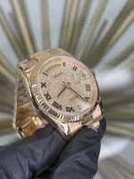 Rolex Day-Date 36 Pave Dial on President 118238 - Image 2